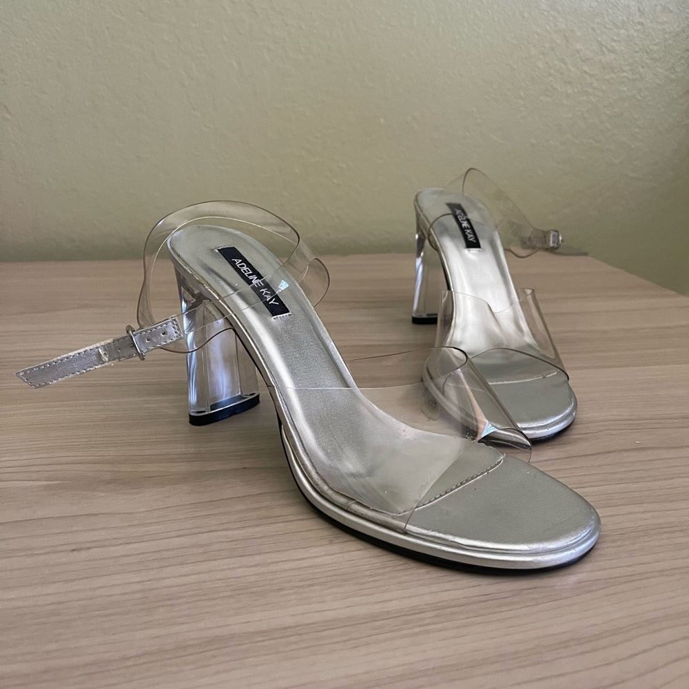 Adeline Kay clear high heels
